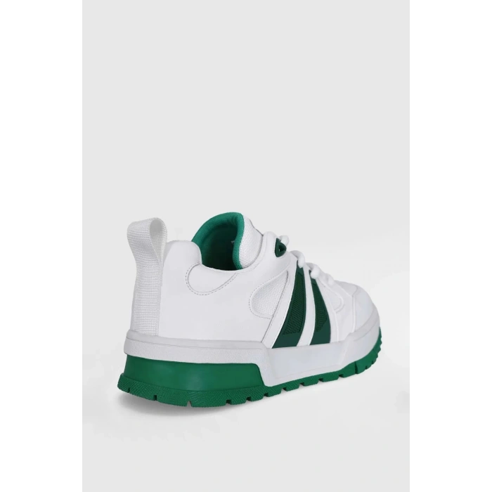 Lufian 111230252 Edgar Casual Erkek Deri Sneaker Ayakkabı Yeşil