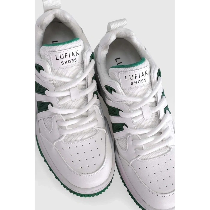 Lufian 111230252 Edgar Casual Erkek Deri Sneaker Ayakkabı Yeşil