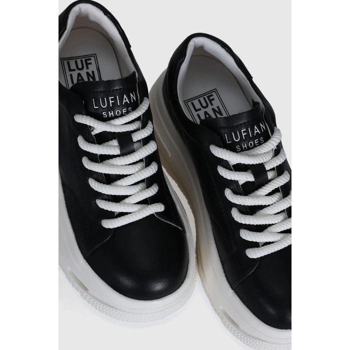 Lufian Agatha Kadın Sneaker Ayakkabı Siyah 121230007
