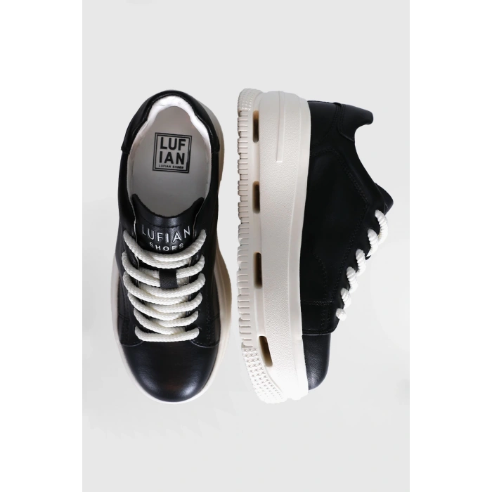 Lufian Agatha Kadın Sneaker Ayakkabı Siyah 121230007