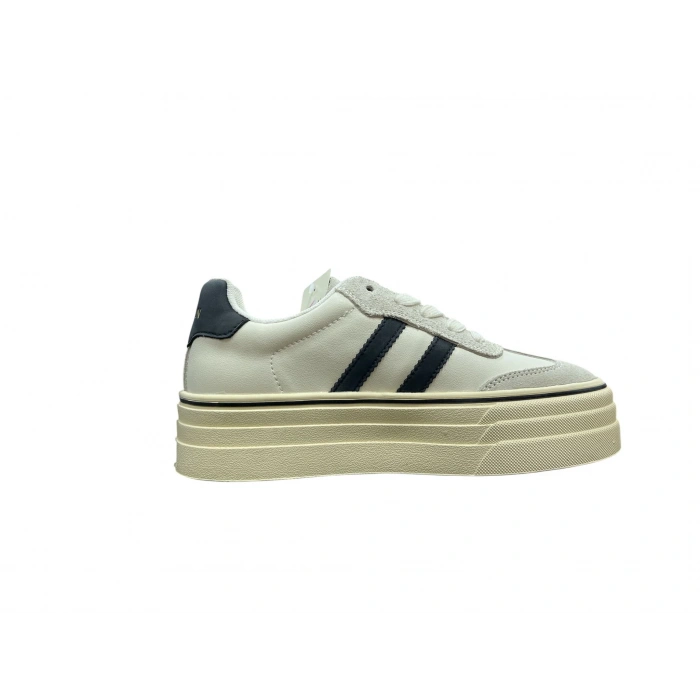 LUFİAN ANGELA KADIN YÜKSEK TABAN BEYAZ SNEAKER AYAKKABI 121230025