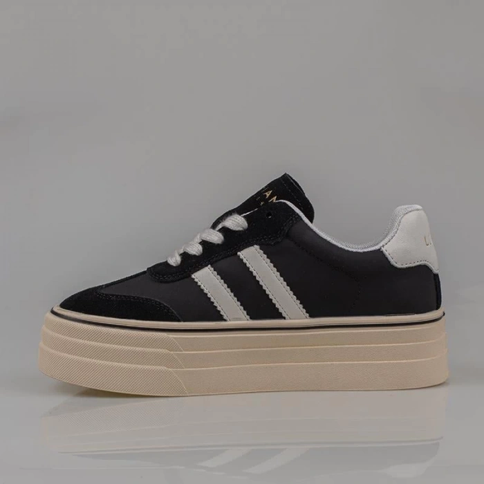 LUFİAN ANGELA KADIN YÜKSEK TABAN SİYAH SNEAKER AYAKKABI 121230025