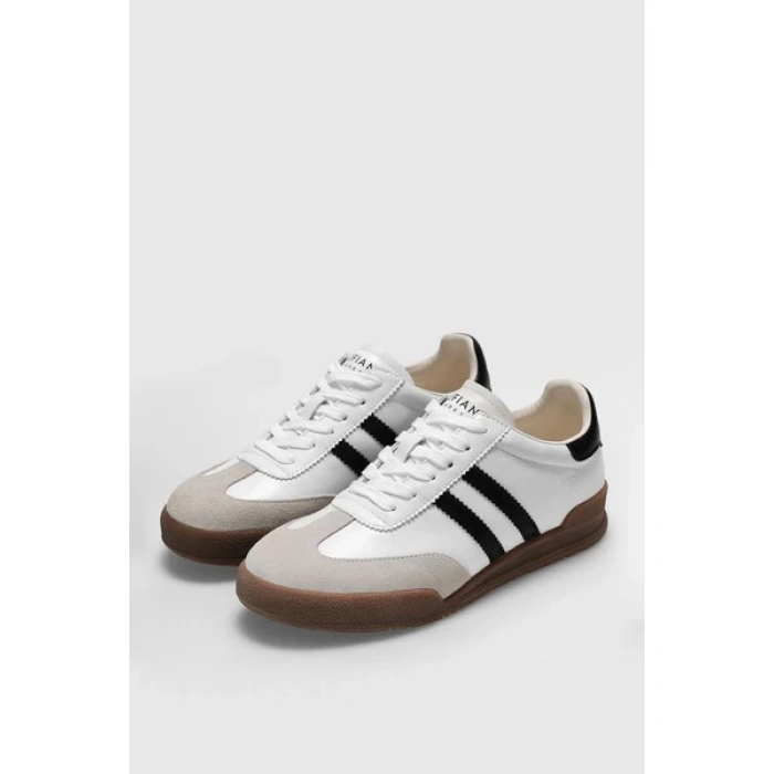 Lufian Lia Kadın Beyaz Deri Sneaker Ayakkabı 121230030