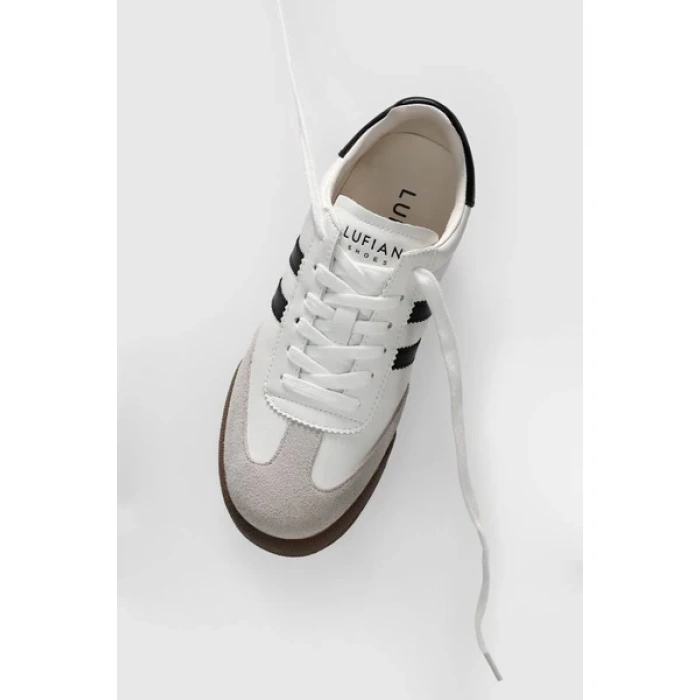 Lufian Lia Kadın Beyaz Deri Sneaker Ayakkabı 121230030