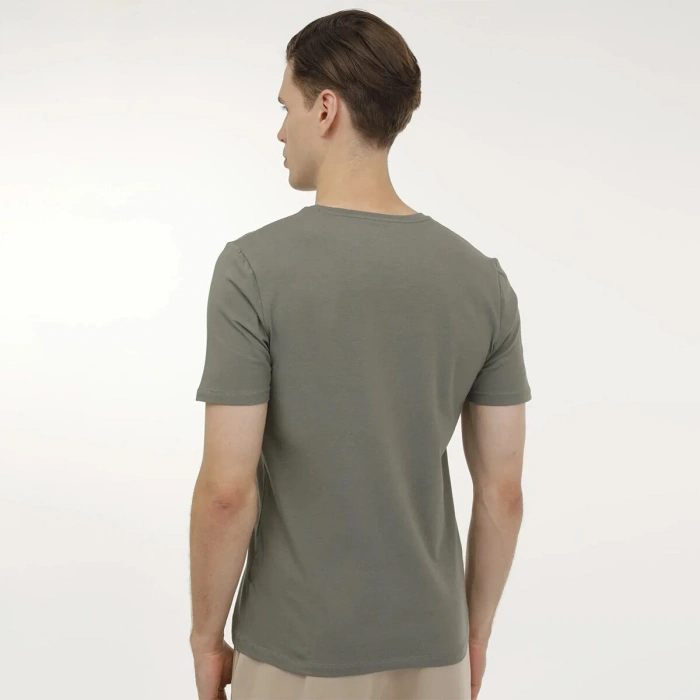 LUMBERJACK 101497400 M-CT106 BSC V NK T-SH 4FX T-SHIRT