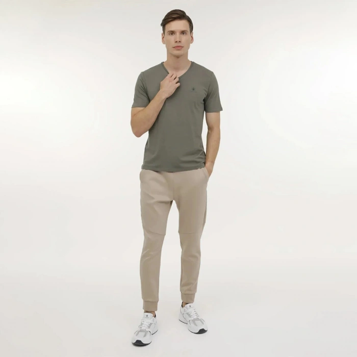 LUMBERJACK 101497400 M-CT106 BSC V NK T-SH 4FX T-SHIRT