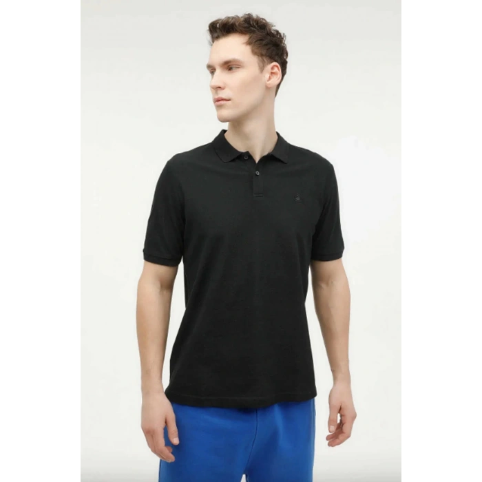 Lumberjack 5M MB CT953 POLO T SH 5FX Erkek Tişört Siyah A10193953308010