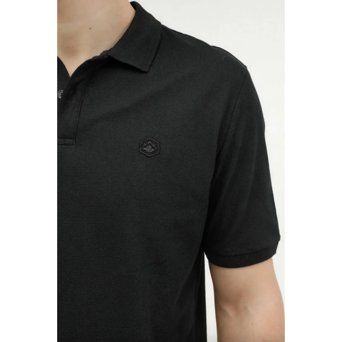 Lumberjack 5M MB CT953 POLO T SH 5FX Erkek Tişört Siyah A10193953308010