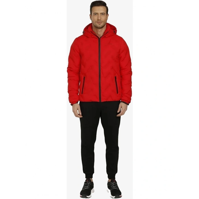 Lumberjack A10139863408010 Erkek Kırmızı Mont