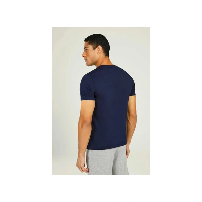 LUMBERJACK A101497403 M-CT106 BSC V NK T-SH 4FX ERKEK T-SHİRT LACİVERT