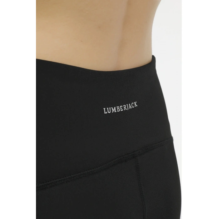 Lumberjack A10154482708010 WL NOVA 26CT1002 4FX Siyah Kadın Tayt