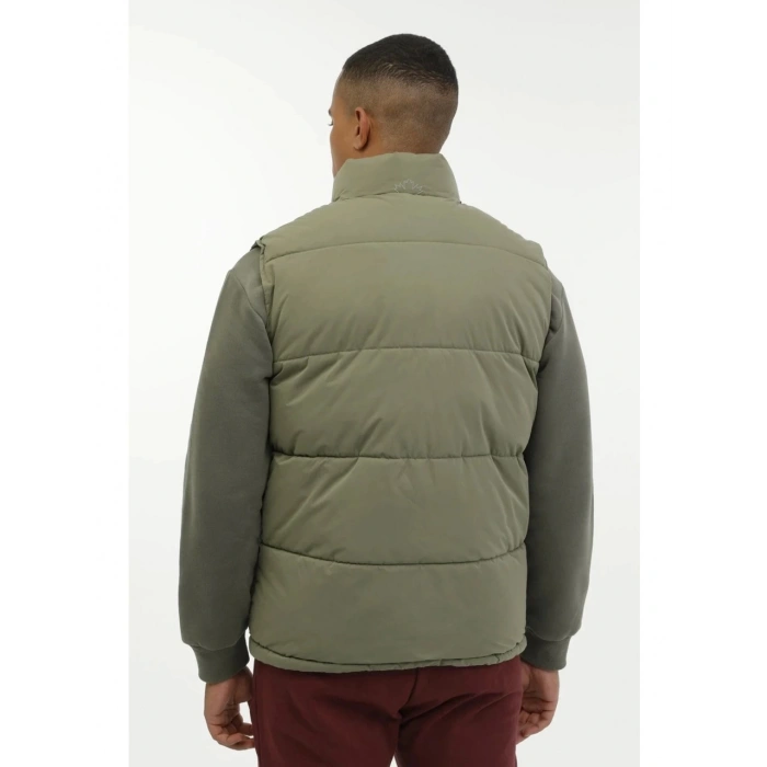 Lumberjack A10174284508011 Erkek Haki Yelek