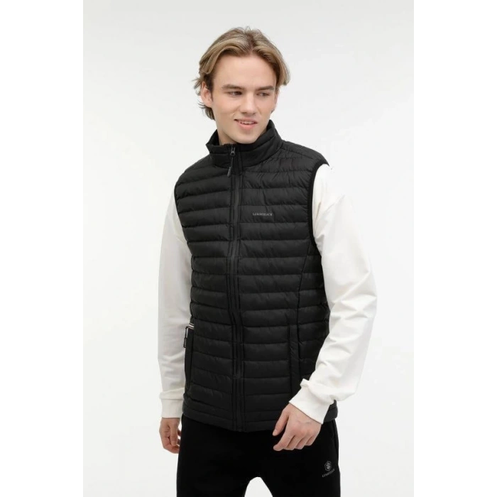 Lumberjack A10174284908011 Siyah Erkek Yelek