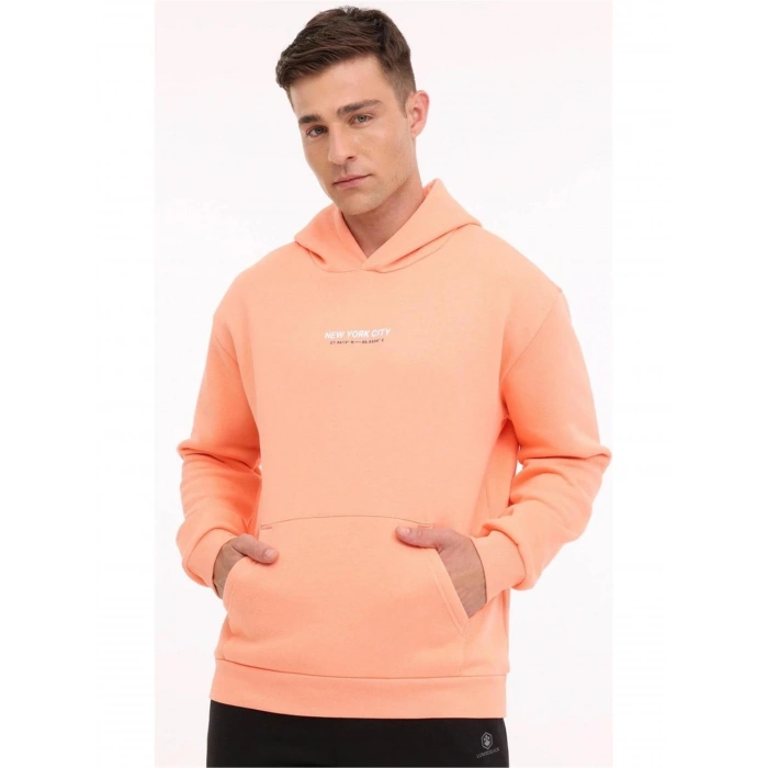 Lumberjack A10188952108010 4W Ml Greys 17Urb2015 4Pr Somon Erkek Kapsonlu Sweatshırt