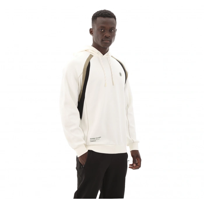 Lumberjack A10189292208010 Erkek Sweatshirt Beyaz