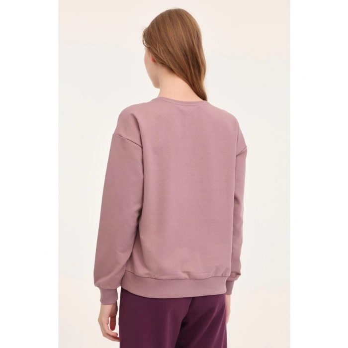 Lumberjack A10189823408010 4W Wb Anna 16 4Pr Pastel Mor Kadın Sweatshırt