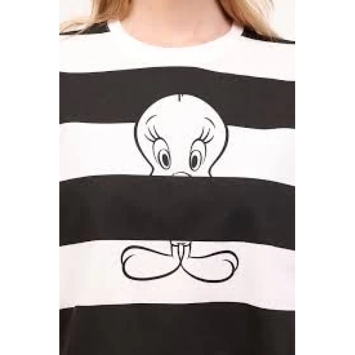 LUMBERJACK WL LIMA 11GFL977 4FX Ekru Kadın Kısa Kol T-Shirt 101643415