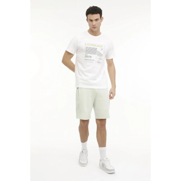 ML JERRY 11URB1015 4FX KIRIK BEYAZ Erkek Kısa Kol T-Shirt 101571166
