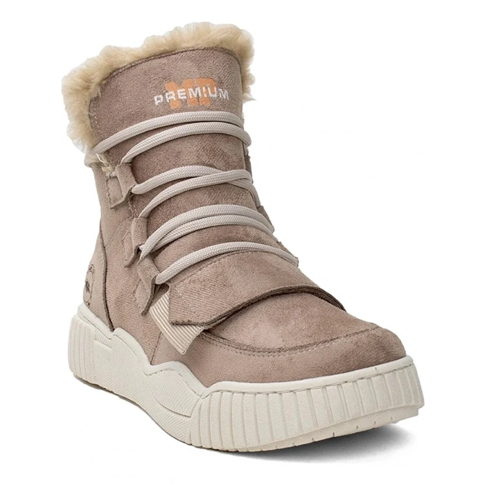 M.P. 242-1876ZN Kadın Sneaker Bot Bej