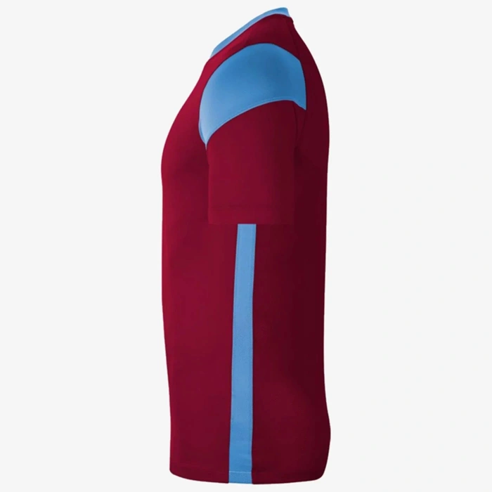 Nike Dri-Fit Erkek CW3826-677 Bordo Mavi Futbol Tişört
