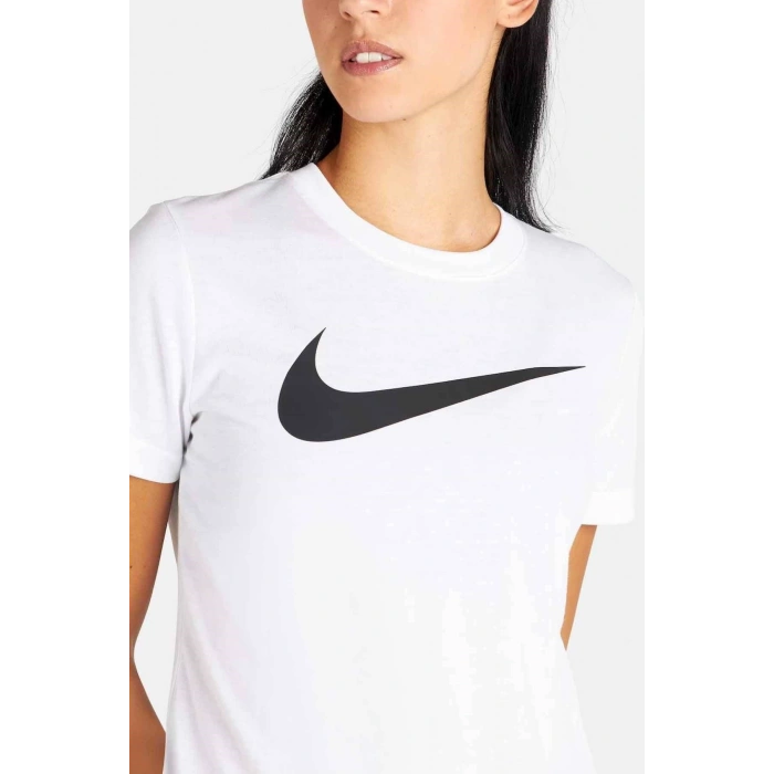 Nike Dri-Fit Park Futbol Kadın Tişört Beyaz CW6967-100