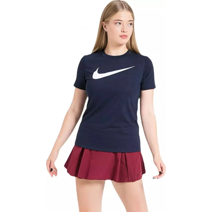 Nike Dri-Fit Park Futbol Kadın Tişört Lacivert CW6967-451