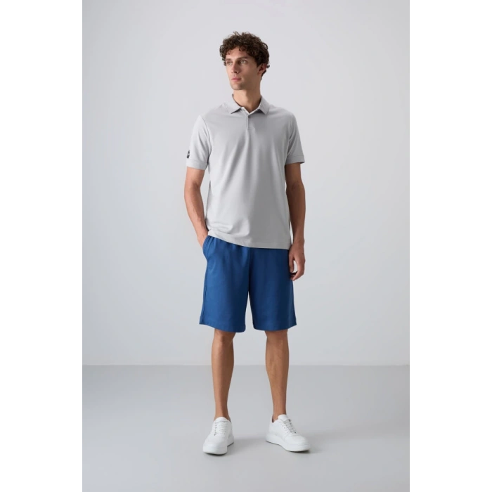 TOMMY LIFE Parlament Pamuklu Kalın Yumuşak Dokulu Comfort Fit Basic Erkek Şort - 81260