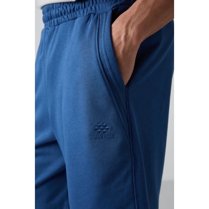 TOMMY LIFE Parlament Pamuklu Kalın Yumuşak Dokulu Comfort Fit Basic Erkek Şort - 81260