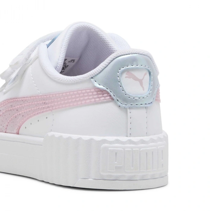 Puma Carina 3.0 Blurry Dreams V Kız Çocuk Beyaz Sneaker 40060901