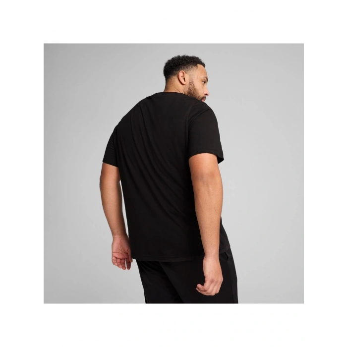 Puma ESS No. 1 Logo Tee Erkek Regular Fit Baskılı Siyah T-Shirt 68253201