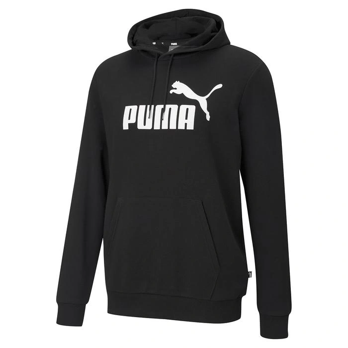 Puma Essential Big Logo Hoodie Erkek Siyah Günlük Stil Sweatshirt 58668801