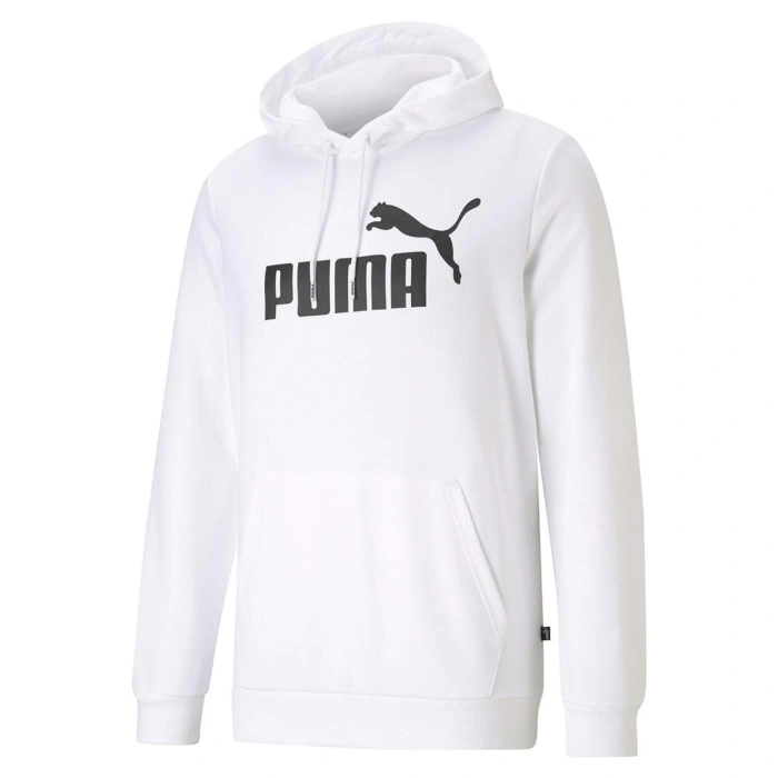 Puma Essential Big Logo Hoodie Tr Erkek Beyaz Günlük Stil Sweatshirt 58668802