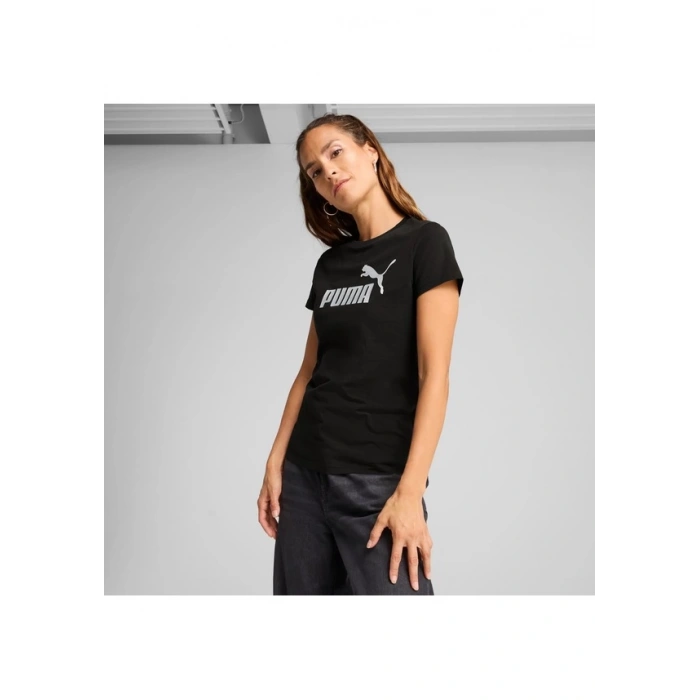 Puma Essentials Kadın Siyah Tişört 63153601
