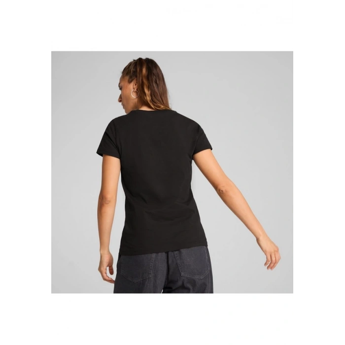 Puma Essentials Kadın Siyah Tişört 63153601