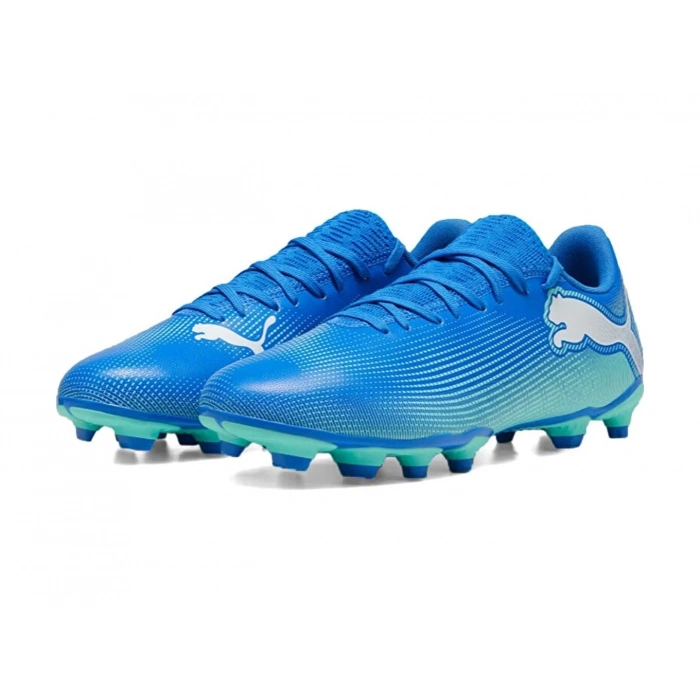 Puma Future 7 Play Fg/Ag Erkek Mavi Futbol Krampon 10793901