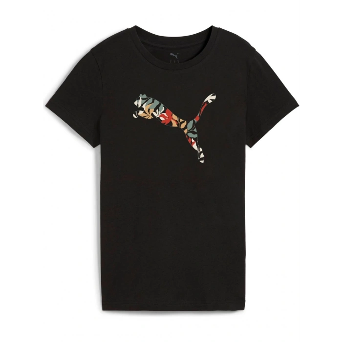 Puma Graphics Floral Cat Logo Tee Kadın Spor Tişört 68508101
