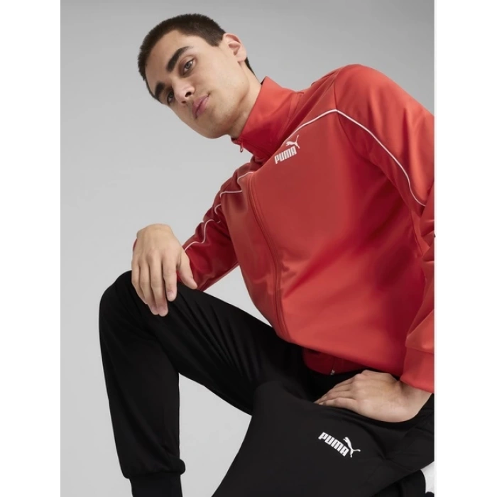 Puma Poly Piping Suit Kırmızı Ateş Erkek Eşofman Takımı 68485215