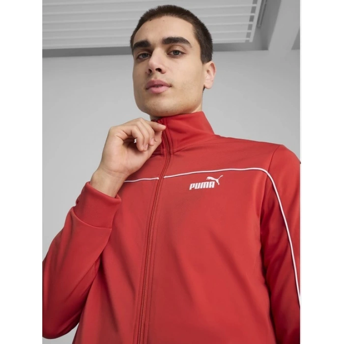 Puma Poly Piping Suit Kırmızı Ateş Erkek Eşofman Takımı 68485215