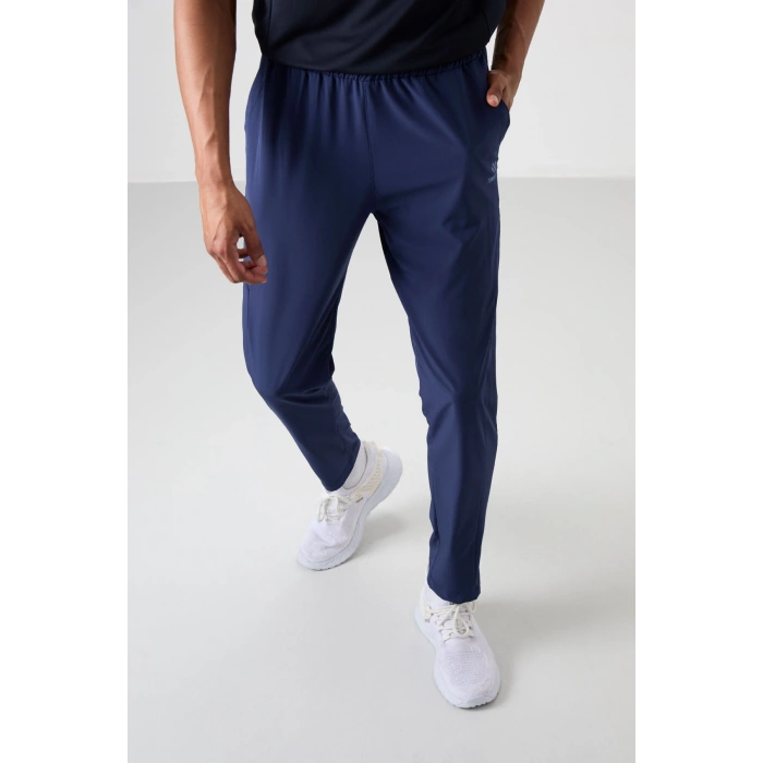 Tommy Life İndigo Polyester İnce Yumuşak Comfort Fit Erkek Eşofman Alt - 82119