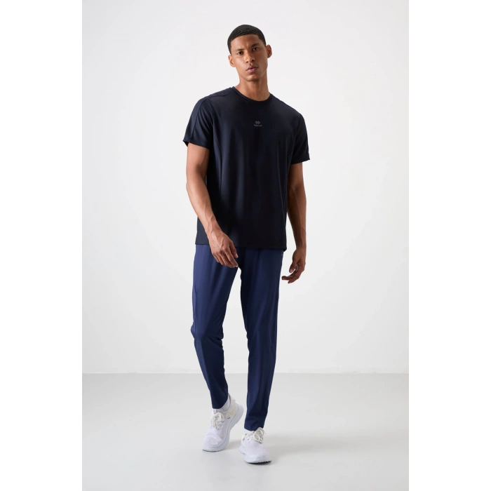 Tommy Life İndigo Polyester İnce Yumuşak Comfort Fit Erkek Eşofman Alt - 82119