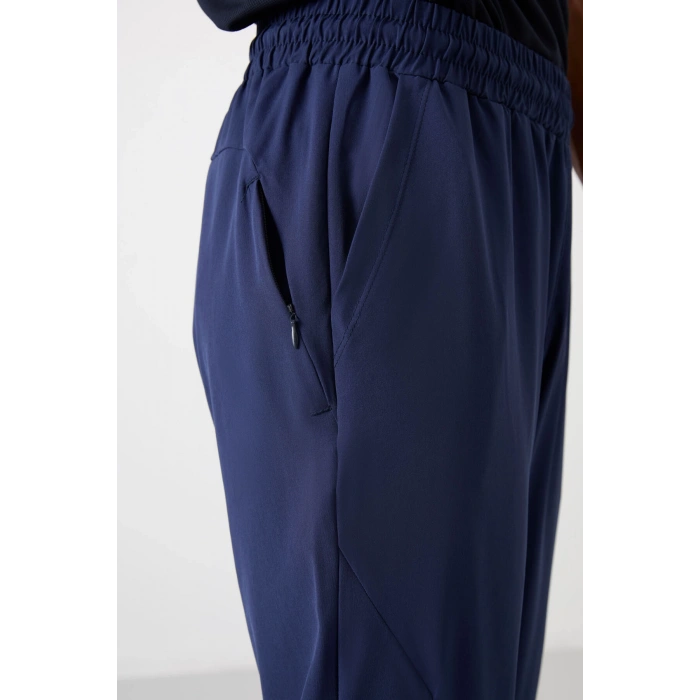 Tommy Life İndigo Polyester İnce Yumuşak Comfort Fit Erkek Eşofman Alt - 82119