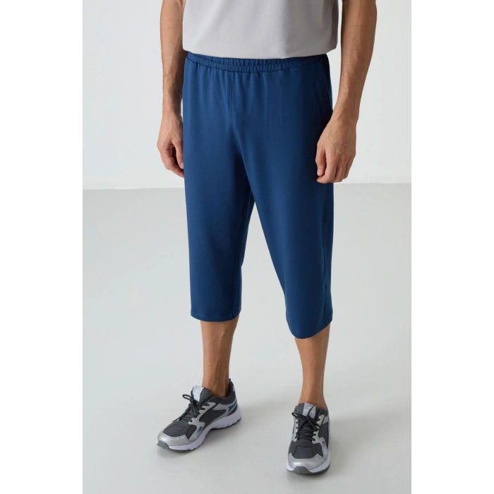 TOMMY LIFE Parlament Pamuklu Yumuşak Dokulu Standart Fit Nakışlı Erkek Kapri - 83102