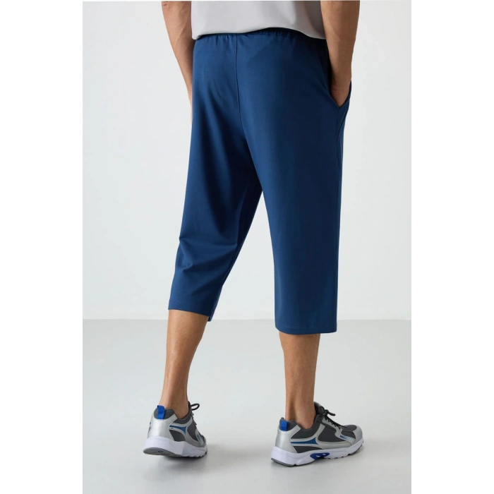 TOMMY LIFE Parlament Pamuklu Yumuşak Dokulu Standart Fit Nakışlı Erkek Kapri - 83102