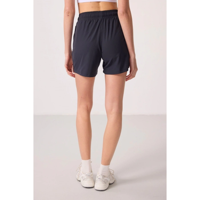 Tommy Life Rahat Form Kadın Şort Siyah 91014