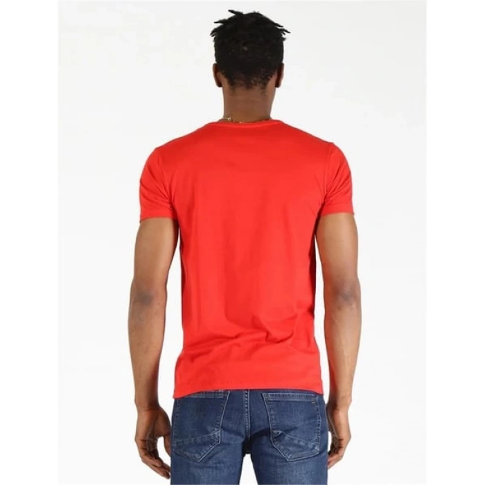 Twister Ets 1827 036 Bordo Erkek Slim Fit T-Shirt