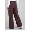 TOMMY LIFE BAYAN PANTOLON PALAZZO KAHVERENGİ T18BY-94681