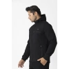 Crozwise Kapşonlu Erkek Sweat Su İticili Siyah 6054