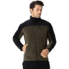 Crozwise Erkek Tam Fermuarlı Polar Sweat Haki 6051-04