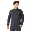 Crozwise Üç İplik Sıfır Yaka Antrasit Erkek Sweat 6053