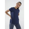 İndigo Basic Kısa Kol Standart Kalıp O Yaka Kadın T-Shirt - 97144